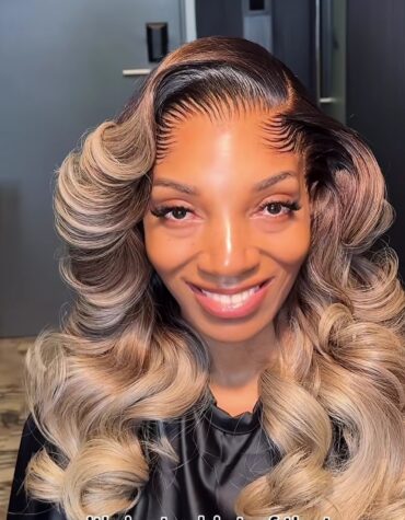 20inches layered 300g 13*6hd custom colored wig