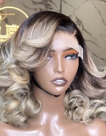 12inches 250g 5*5swiss closure custom colored wig