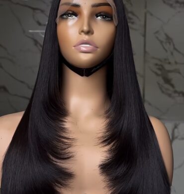 20inches 200g 5*5swiss closure trimmed layered