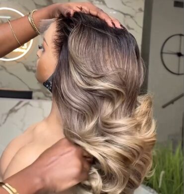 16inches 300g 13*6hd frontal custom colored wig