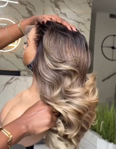 16inches 300g 13*6hd frontal custom colored wig