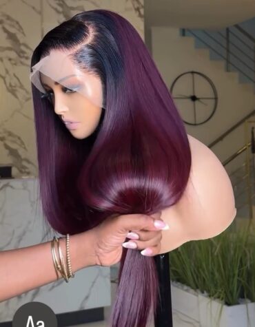 26inches 300g 13*4swiss frontal custom colored wig
