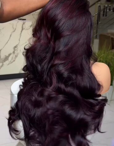 26inches 400g layered 13*4hd custom colored wig