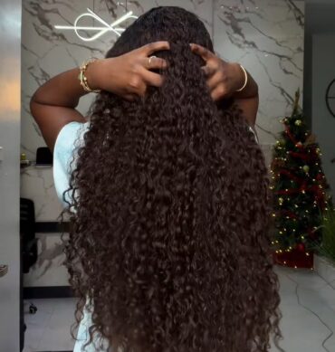 32inches 300g 6*6hd closure Filipino curls custom colored