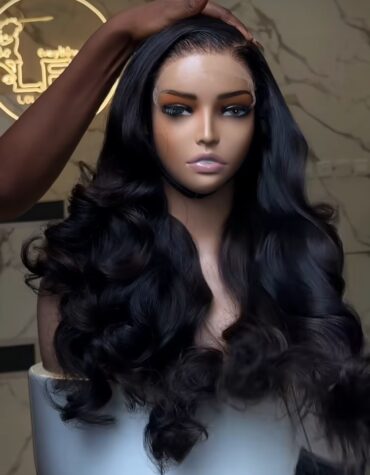 24inches 400g layered 6*6hd closure custom colored wig