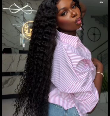 30inches 400g 13*6hd deep wave frontal wig