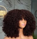 Versatile fringe wig - Brown