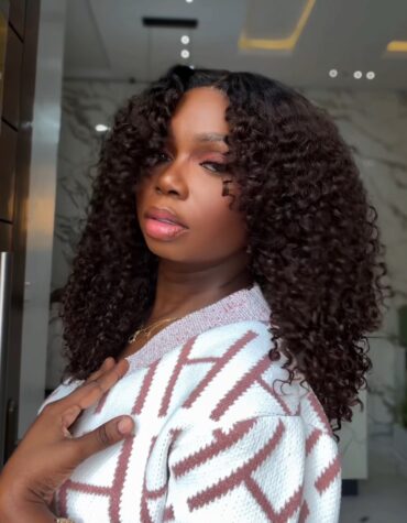 16inches 200g 5*5hd custom colored pixie curls