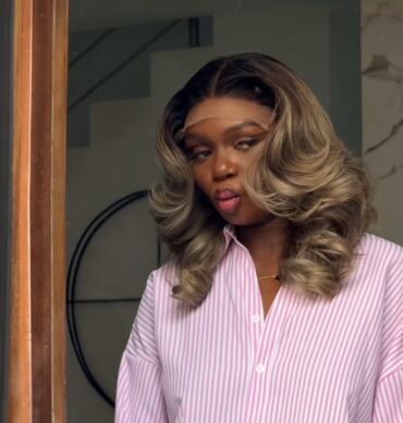 16inches 250g 5*5 closure layered custom colored