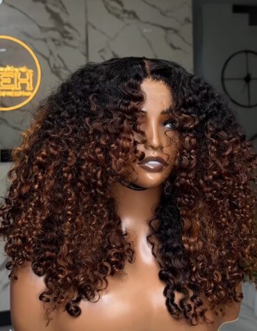 16inches 200g 5*5hd closure Pixie Curls