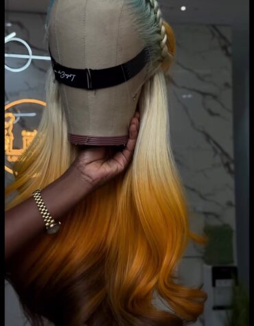 24inches 300g 13*6hd frontal custom colored
