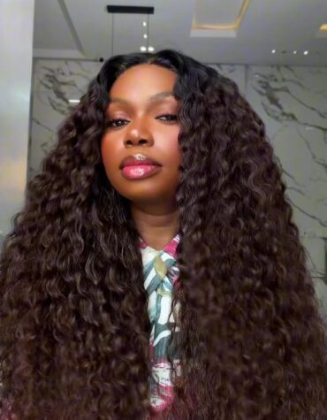 26inches 300g 6*6hd closure Custom colored Deep wave