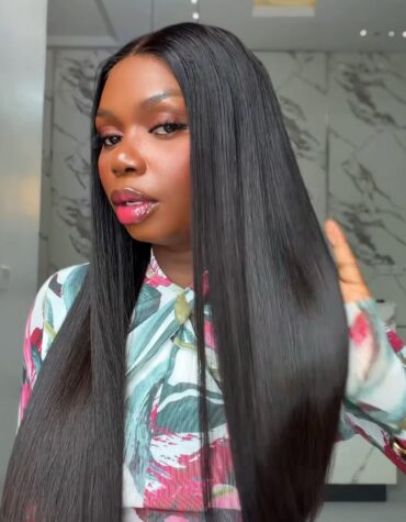 20inches 300g 2*6 closure thick strands (thick from weft to tip)