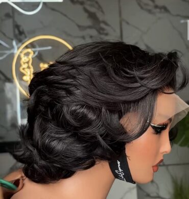 Layered bob 5*5 closure 200g