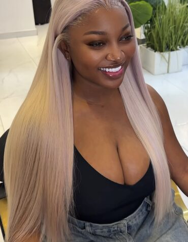 26inches 300g 13*6hd frontal blonde wig