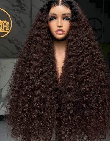32inches 300g 6*6hd closure Filipino curls colored brown