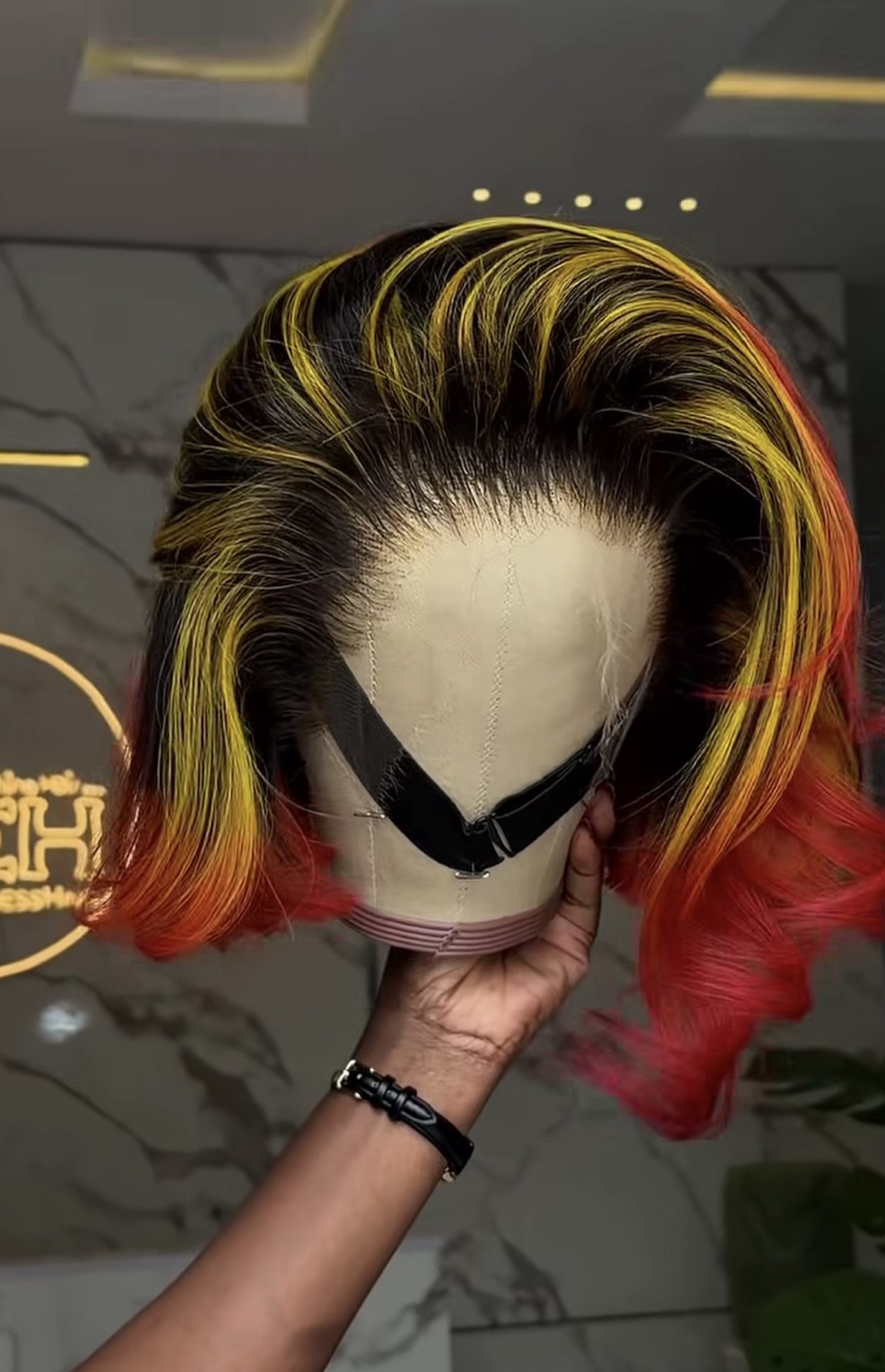10inches 200g 13*6hd frontal wig