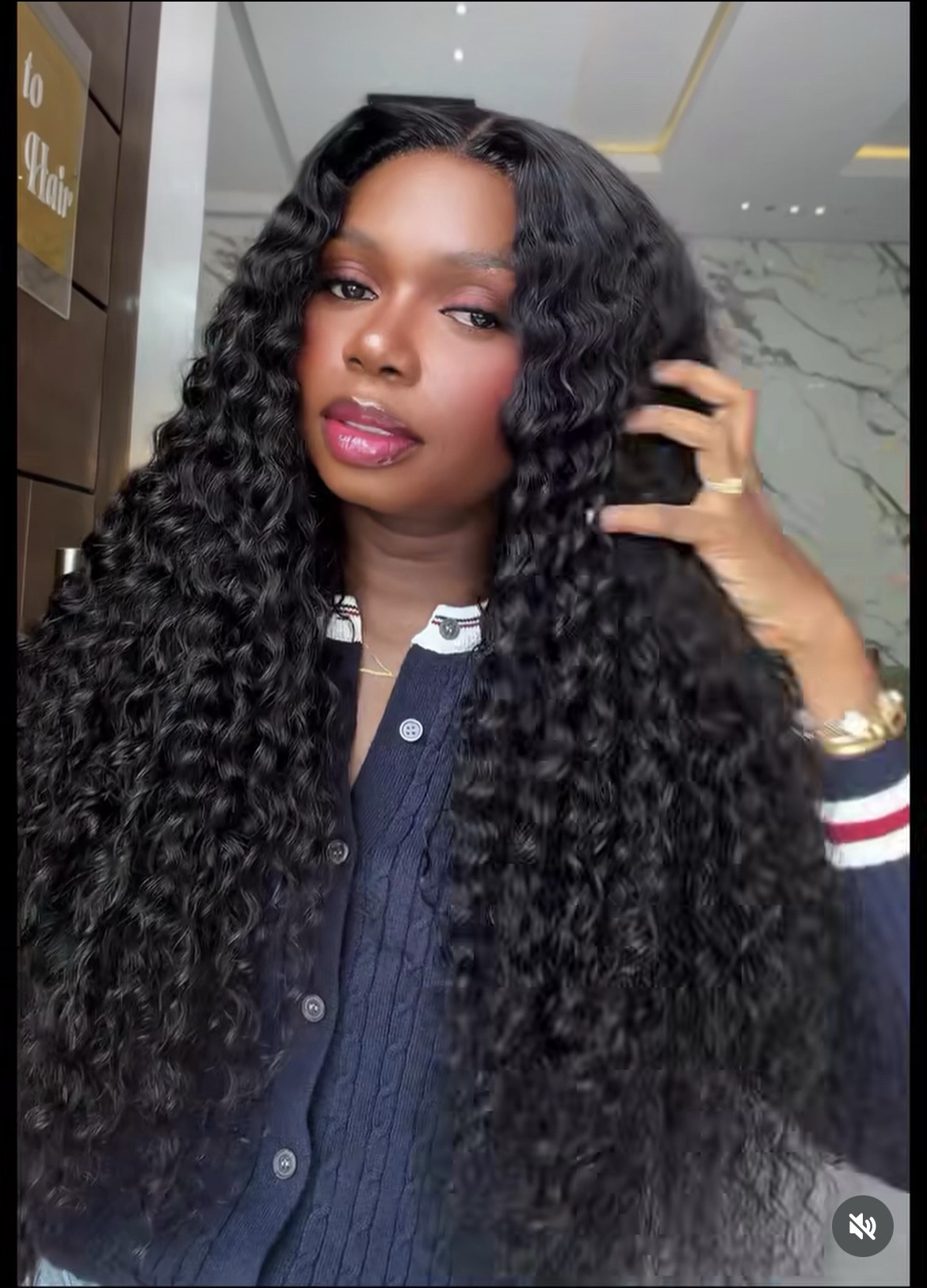 26inches 300g 6*6hd closure Deep wave with customization