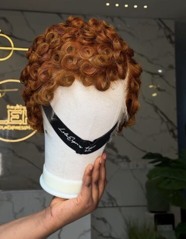 Custom colored short wig