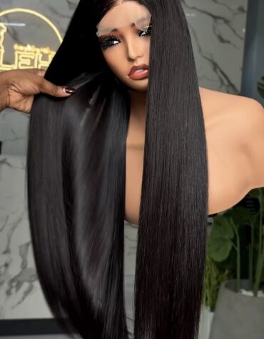 300g 2*6 closure wig