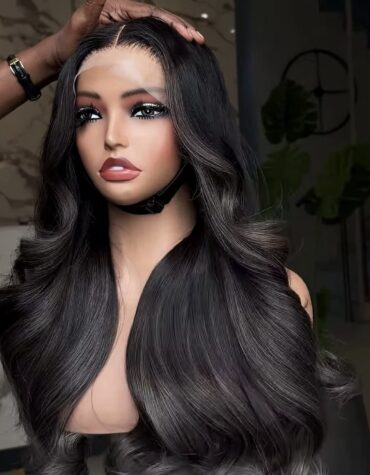 24inches 300g 5*5swiss closure custom colored wig