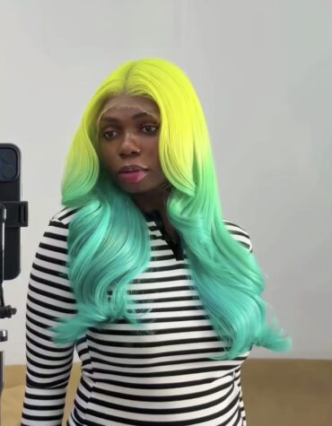 20inches 300g 13*6hd frontal wavy custom colored wig