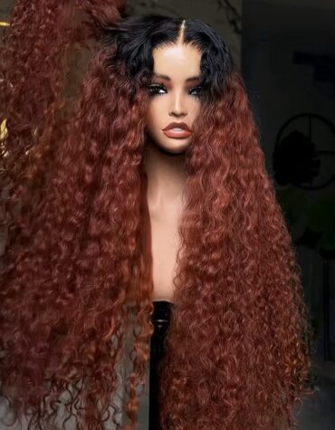 28inches 300g 6*6hd closure custom colored wig Filipino curls