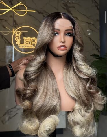 24inches 350g 5*5swiss closure custom colored
