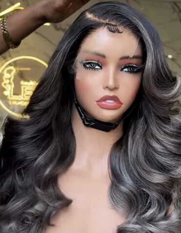 18inches 300g 6*6hd custom colored wig